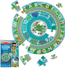 Puzzle podlahové - S natahovacími vozidly, Kruh (M&D)