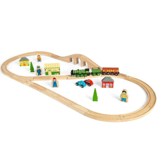 Vláčkodráha Bigjigs - Flying scotsman, 42 dílů