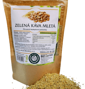 Bio-Detox Zelená káva mletá "Premium Brazil taste..."