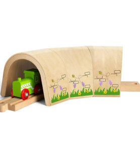 Vláčkodráha tunel - Zakřivený (Bigjigs)