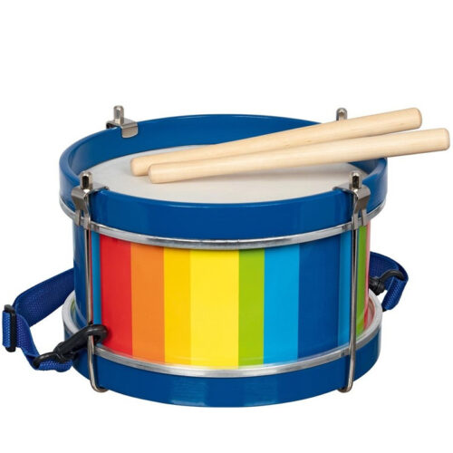 Hudba - Bubínek dřevěný, Duhový, 22cm (Goki)