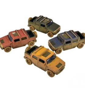 Kovový model - Auto Hummer H2 SUT (2005) zablácené, 1:40, 1ks