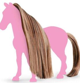 Schleich - Koňský salón, Doplněk ocas a hříva hnědozlatavé
