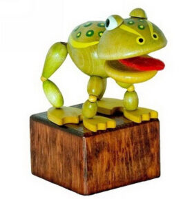 Mačkací figurka - Žába (Detoa)