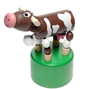 Mačkací figurka - Kráva (Detoa)