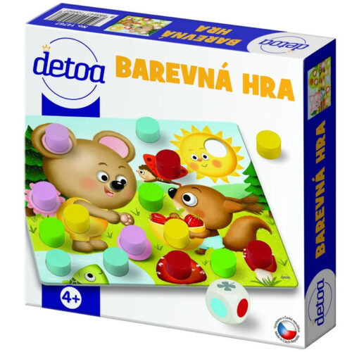 Puzzle pro nejmenší - Vkládačka, Barevná hra (Detoa)