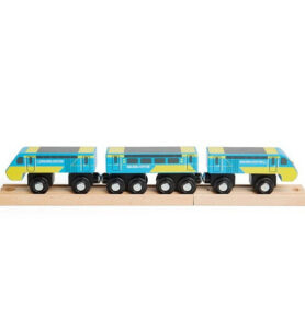 Vláčkodráha vláček - Vlak Intercity 125 + 2 koleje (Bigjigs)