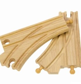 Vláčkodráha koleje - Výhybka standartní, 2ks (Bigjigs)
