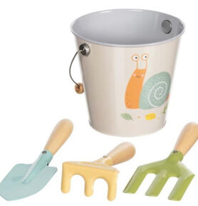Zahradní nářadí - Set na zahradu, Šnek, 4ks (Goki)