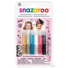 Snazaroo - Tužky na obličej, 6 barev, Dívčí