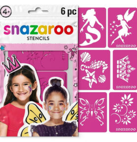 Snazaroo - Šablony na obličejové barvy 6ks, Dívčí