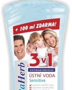VIVACO Ústní voda White Sensitive DENTA HERB