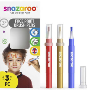 Snazaroo - Štětce s barvou, Dobrodružství, 3 barvy