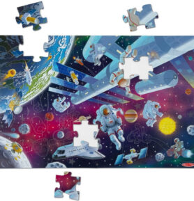 Puzzle podlahové - Vesmírné svítící ve tmě (M&D)