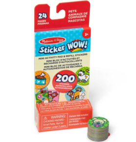 Samolepky - Sticker WOW! náplň s mini knížkou, Mazlíčci (M&D)