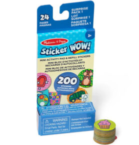 Samolepky - Sticker WOW! náplň s mini knížkou, Překvapení (M&D)