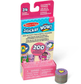 Samolepky - Sticker WOW! náplň s mini knížkou, Veselé obrázky (M&D)