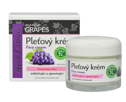 VIVACO Pleťový krém s hroznovým olejem HERB EXTRACT