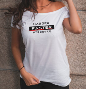 RAVE Dámské bílé tričko | Harder Velikost: XS