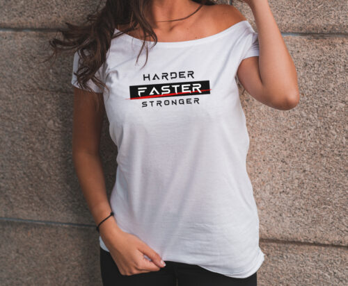 RAVE Dámské bílé tričko | Harder Velikost: M