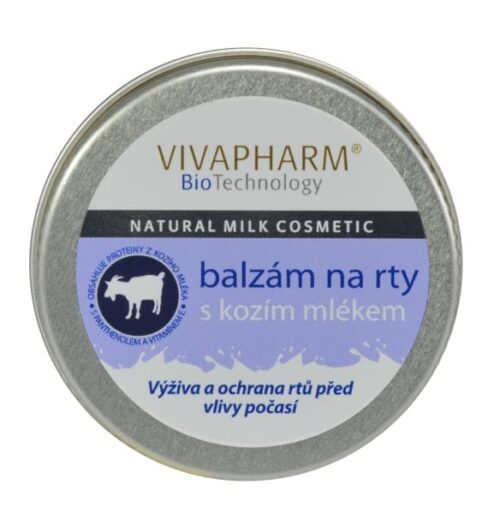 VIVAPHARM Balzám na rty s kozím mlékem PUDLO