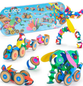 CLIXO - Wheel Creator magnetická stavebnice, 72 kusů