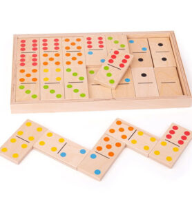 Domino - Velké dřevěné, 28ks (Bigjigs)