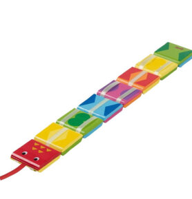 Drobné hračky - Nekonečný had, 45cm barevný (Goki)