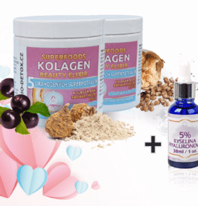 Bio-Detox Kolagen Beauty Elixír 2 + 1 kys.hyaluronová 5% ZDARMA