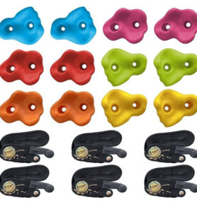 Lezectví - Lezecké úchyty s popruhy na strom, 12ks (2Kids Toys)