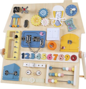 Motorická deska - Activity board senzorický domeček (2Kids Toys)