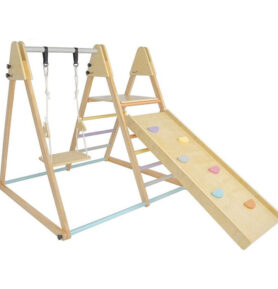 Hrací koutek - Dřevěná sestava se skluzavkou (2Kids Toys)