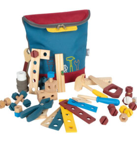 Malý kutil - Batoh se stavebnicí a nářadím Workshop (Small foot)