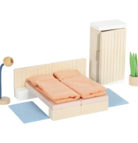 Nábytek pro panenky - Ložnice moderní dřevěná (Small foot)