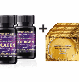 Bio-Detox Kolagen Anti-Age 120 tbl 2 + 10x obličejová maska