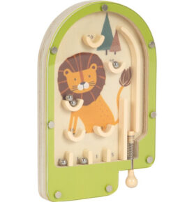 Stolní hra - Pinball mini lev dřevěný (Small foot)