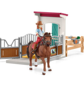 Schleich - Jezdecký klub, Box pro koně Hannah a Cayenne