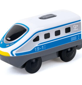 Vláčkodráha mašinka - Elektrická s pohonem, Intercity bílá (Hape)