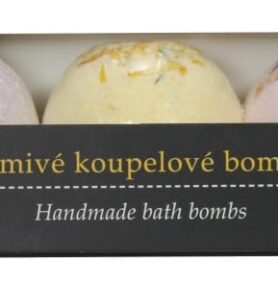 VIVACO Koupelová bomba Levandule, Měsíček, Růže BODY TIP
