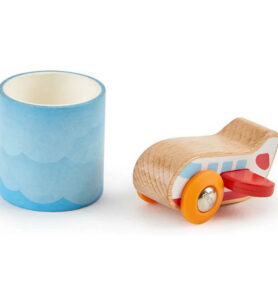 Vláčkodráha doplněk - Rozlož a jeď, Letadlo s páskou (Hape)