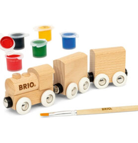 Vláčkodráha vláček - Kreativní sada s barvami (Brio)