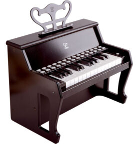 Klavír dětský - Piano černé, Uč se světly (Hape)