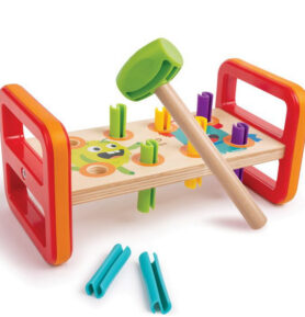 Zatloukačka - Příšerky, 8 kolíků (Hape)