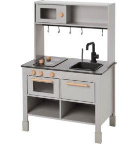 Kuchyňka dětská - Dřevěná, SILLTRUT šedá (Ikea)