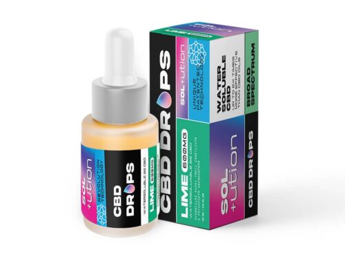 Czech CBD CBD kapky SOL+ution Lime 600 mg
