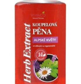 VIVACO Pěna do koupele Alpské květy HERB EXTRACT