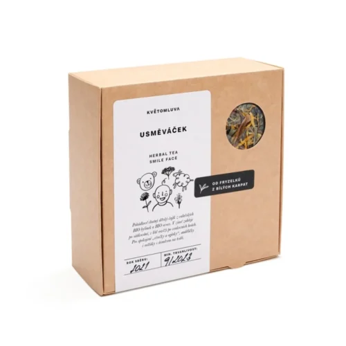 Květomluva BIO Bylinný čaj - Usměváček, 40g