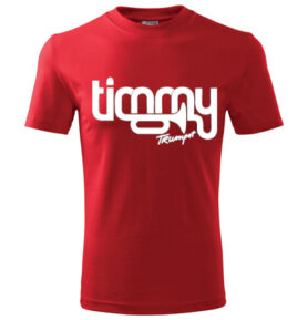 RAVE DJ Tričko | Timmy Trumpet Barva: Červená, Velikost: M