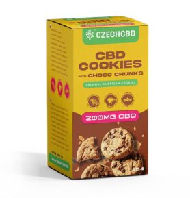 Czech CBD CBD Cookies s čoko kousky, 200 mg CBD