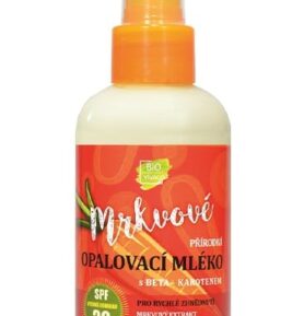 VIVACO 100% Přírodní opalovací MLÉKO s mrkvovým extraktem SPF 30